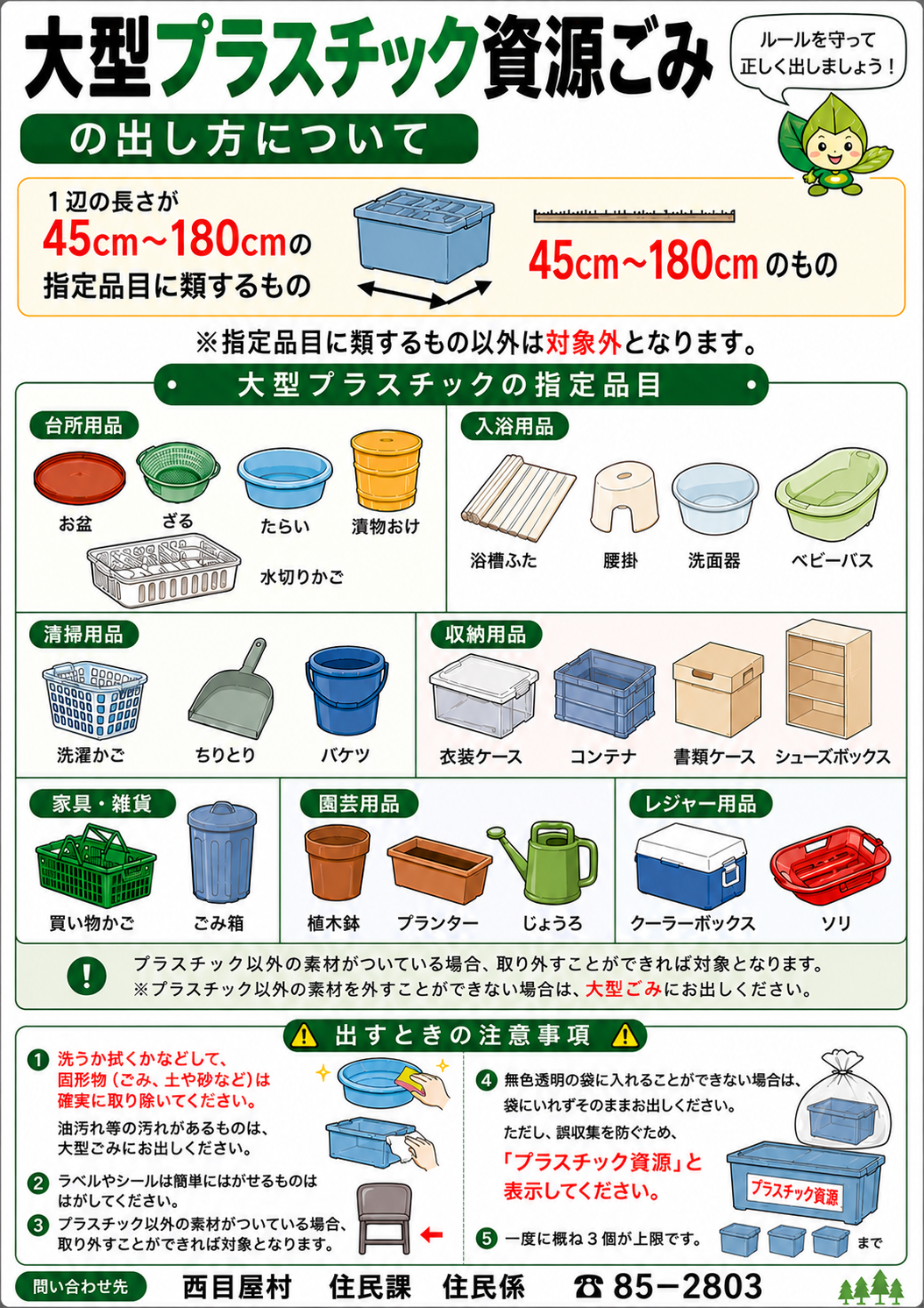 大型プラスチック資源ごみについて